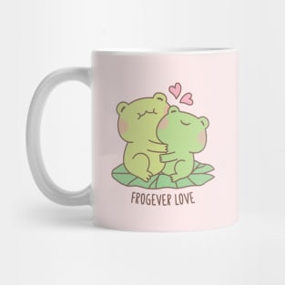 Cute Frogs Couple Forever Frogever Love Pun Mug